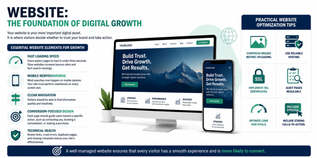 website SEO growth system